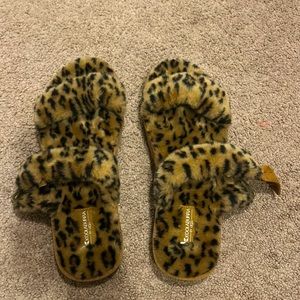 UGG cheetah sandals